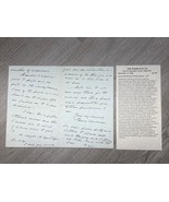 July 22 1896 Grover Cleveland Hand Written &amp; Signed Personal Letter US P... - €955,51 EUR