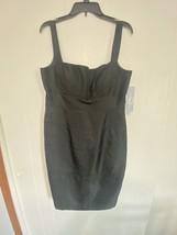 London Times Black Sweetheart Neck Sheath Dress Size 14NWT - £14.63 GBP