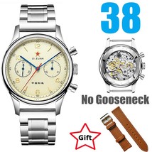 RED STAR Men Watches ST1901 Seagull 1963 Movement With Gooseneck Pilot Sapphire  - £356.79 GBP