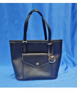Michael Kors Tote Bag Black Saffiano Leather Shoulder Purse Lightly Used - €65,33 EUR