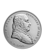 OFFICIAL US MINT John Adams Presidential Silver Medal - €90,89 EUR
