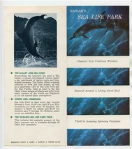 Hawaii&#39;s Sea Life Park Brochure Makapuu Point Oahu - £14.06 GBP