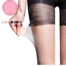 Sheer Mock Stocking Top Tights Pantyhose Stocking Various Colours MEDIUM - $177.71 MXN