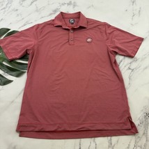 Footjoy Vokey BV Custom Wedges Mens Polo Shirt Size XL Red Gray Stripe Golf - £44.25 GBP