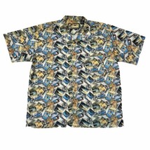 Margaritaville Jimmy Buffett Song Titles Shirt Hawaiian Camp Mens Size XXLarge - £34.99 GBP