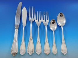Verona by Fortunoff Italy Sterling Silver Flatware Set 12 Service Dinner 86 pcs - £6,146.38 GBP