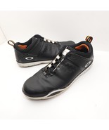 Oakley Men’s Black Leather Lace Up Golf Shoes - Size 11.5 - $36.89 CAD