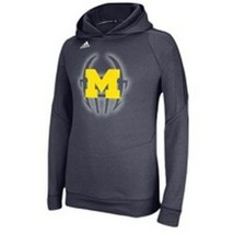Michigan Wolverines NWT Football Helmet sweatshirt Adidas Climawarm Go Blue UM - £47.73 GBP