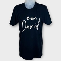 AMERICAN APPAREL Schitt’s Creek “ Ew, David” black graphic tee size small - £14.46 GBP