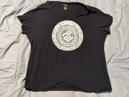 Rocawear Women’s Black Graphic Tee Shirt 3X Plus Size Short Sleeve Logo - $541.98 MXN