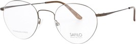 New Authentic Safilo 1040 2NM Brown Men’s Full Rim Eyegalsses 50-21-145 W/Case - £43.61 GBP