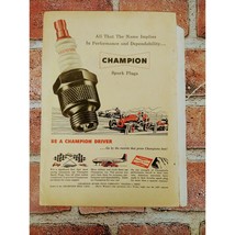 1951 Champion Spark Plug - Original Vtg PRINT AD - $19.79