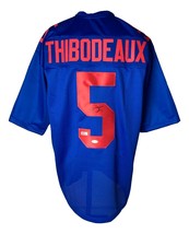 Kayvon Thibodeaux New York Signé Alternate Bleu Football Jersey JSA Hologramme - £100.79 GBP