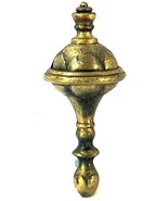 Four Pack Metal Cabinet Handles Door Pulls Brass Look Double Screw - $9.20 CAD