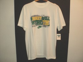 NEW Nike T-Shirt Men&#39;s Size Medium  White, Basketball is Truth, Short Sleeves - £15.32 GBP
