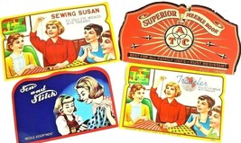 Vintage Sewing Needle Booklets Superior Sewing Susan Sew and Stitch and Traveler - £12.49 GBP