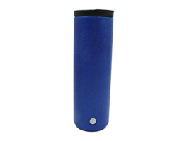 Starbucks Tumbler Blue Foil Ice Crackle Stainless Steel Vacuum Insulated 16 Oz - £13.62 GBP