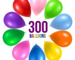 Prextex 300 Party Balloons Assorted Colors, 12 Inch - 10 Rainbow Colors ... - $37.99