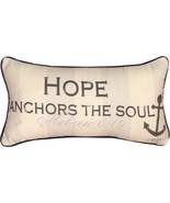 Hope Anchors the Soul Throw Pillow Hebrews 6:19 Inspirational Gift 9&quot; x ... - £10.59 GBP