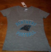 VINTAGE STYLE WOMEN&#39;S TEEN JRS CAROLINA PANTHERS NFL T-Shirt SMALL NEW w... - $19.80