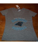 VINTAGE STYLE WOMEN&#39;S TEEN JRS CAROLINA PANTHERS NFL T-Shirt SMALL NEW w... - $27.80 CAD