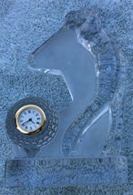 Lead crystal golf swing clock/paperweight or deskpiece image 4