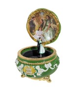 75th Gone With The Wind Music Box Kissing Dancing Limoge Bradford Exchange - £140.33 GBP