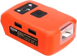 JANRI POWRE Source Adapter Converter for 20V Black+Decker, DC Port Flashlight - £28.92 GBP