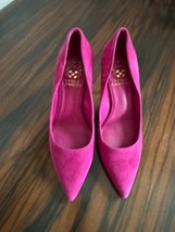 Vince Camuto Suede Hot Pink Pumps SZ 35.5 NWOB - $58.41