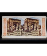 Antique World Series Kawin Co Stereoview Arch of Settimio Severo Rome Italy - $14.99