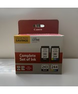 Canon PG-243 CL-244 Ink Cartridges Genuine - $546.61 MXN