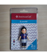 American Girl Doll 2 GB Flash Drive wit Key Chain Z.Crew USB 2.0 New - $23.65