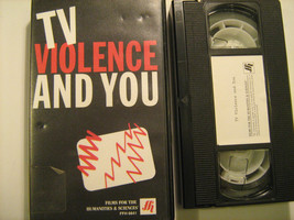 Vhs Tape Tv Violence And You 1997 Films For The Humanities &amp; Sciences [Y31c] - $27.11