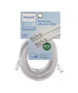 Philips Cat6 Ethernet Cable, 50 ft. Flat 10Gbps Speed Streaming Ethernet... - $13.00