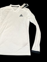 Adidas UV Protect Long Sleeve ClimaCool Tee XS White CE1436 NWT Women image 3