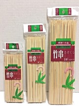 1000 Pcs BBQ Sticks Bamboo Skewers Wooden Stick 6&quot;, 8&quot;, 10&quot;, 12&quot; (New In bag ) - £12.44 GBP+