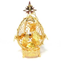 2008 A Child is Born Danbury Mint Christmas Ornament 23k Gold Plated - £34.82 GBP