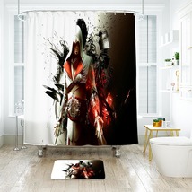 Assassin’s Creed 11 Shower Curtain Bath Mat Bathroom Waterproof Decorative - £18.08 GBP+