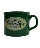 Chicken Soup for the Soul Large Oversized Mug Bowl Green Cup - $4.95