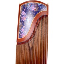 African Sandalwood Guzheng 21 Strings 163cm Cherry Blossoms - £553.93 GBP