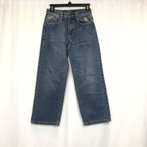 Girls USPA U.S. Polo Assn Skinny Denim Jeans Sz 12 (L) Big Yellow Logo Cute - $12.13