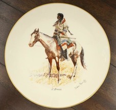 GORHAM Frederic Remington A Breed Artist Native American Plate Bunch of Buckskin - £25.49 GBP