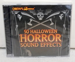 Drew&#39;s Famous 50 Halloween Horror Sound Effects ~ 2009 TUTM ~ Sealed CD - £20.29 GBP