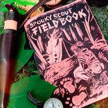Spooky Scout Field Book - Physical copy zine w/Sticker! - £5.50 GBP