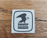 US Mail Postal Mark Eagle Black/White Cutout USPS - $4.74