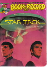 Star Trek Passage To Moauv Book &amp; Record Set 1979 PETER PAN NEW SEALED - $4.99