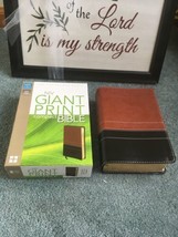 Niv Giant Print Compact Bible Sierra Black Leather Soft 2011 - £23.55 GBP