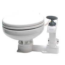 Johnson Pump AquaT Manual Marine Toilet - Super Compact [80-47625-01] - £123.92 GBP