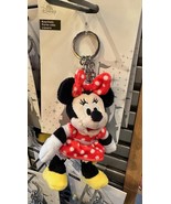 Disney Parks Minnie Mouse Plush Doll Keychain with Lobster Claw and Char... - $40.89 CAD
