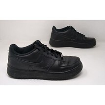 Nike Air Force 1 Boys Shoes Size 6.5Y Sneakers Triple Black AF1 314192-009 - $37.91